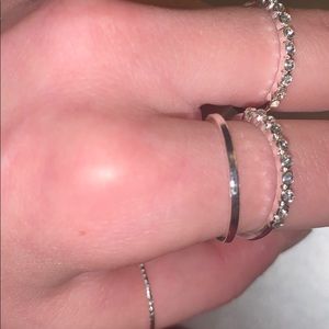 Pack of four size 5/6 rings!!!!